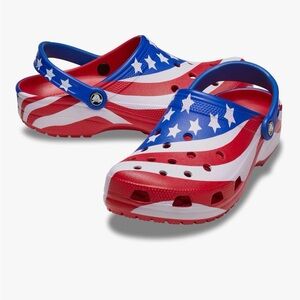 NWT Crocs Unisex-Adult Classic United States Military Clogs